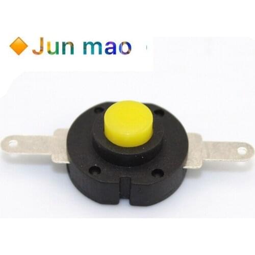 5PCS Flashlight Switch Self-locking Round Twisted Switch DIY Electronics Round Switch Mini Switch Circuit At Accessories ON-OFF