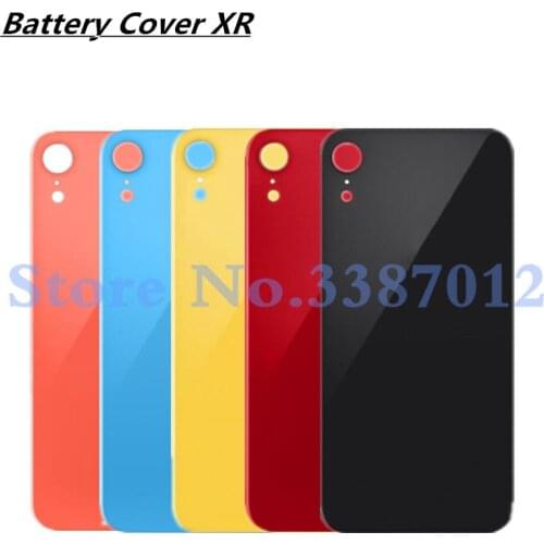 6.1'' For Apple iPhone XR Back Battery Cover Rear Glass Panel Housing Case Repair Replacement Part