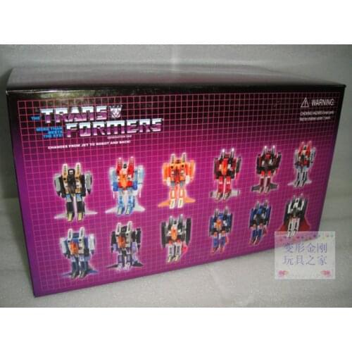 Deformed KT Airplane Flying Team Starscream Skywarp Thunderstorm Solar Wind Elegy Charge Jet Model Toy