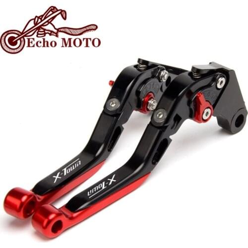 For KYMCO X-TOWN xtown 125i 300i X TOWN Motorcycle Accessories CNC Adjustable Folding Extendable Brake Clutch Lever With logo