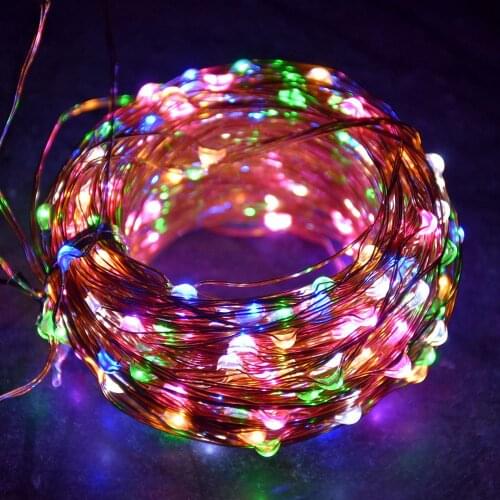 10M 20M 30M 50M Fairy Lights Garland Remote control LED String lights Home Decoration Bedroom Christmas Party Holiday lighting