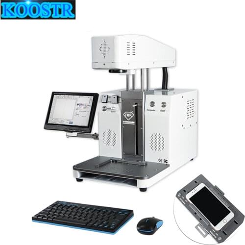 TBK Newest Model TBK 958C Laser Engraving Marking Machine for iPhone Back Glass Remover Frame Separate LOGO DIY