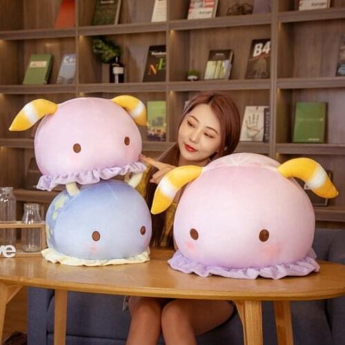 Cute Manatee Plush Toy Lifelike Stuffed Marine Life Seal Hippocampus Soft Doll Simulation Seal Pillow Kids Toys Birthday Gift