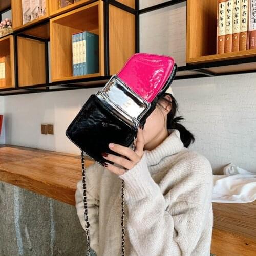 Pu Leather Fashion Lipstick Shape Women Bags Korean Style Shoulder Bag Female Small Handbag For Girls Exclusive Lady Chain Bag