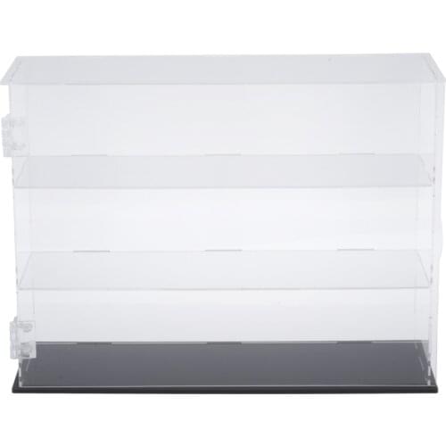 Transparent Acrylic Display Case Models Toys Desk Dustproof Box Container