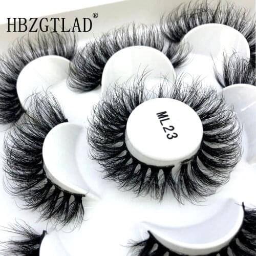2021 New Makeup Eyelashes 3D Mink Lashes Fluffy Soft Wispy Volume Natural long Cross False Eyelashes Eye Lashes Reusable Eyelash