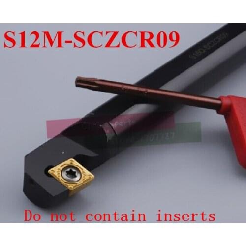 S12M-SCZCR09 Metal Lathe Tools Internal Lathe Machine Turning Tools Set CNC Turning Tools Boring Bar Type SCZCR/L