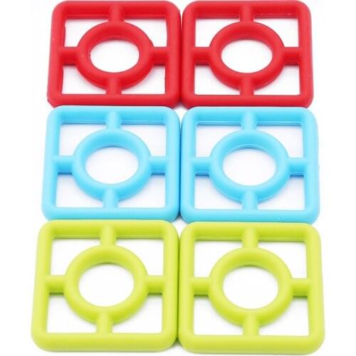Premium Silicone Mats / Multi-function Heat Resistant Hot Pad Spoon Rest Coasters separate square silicone coasters