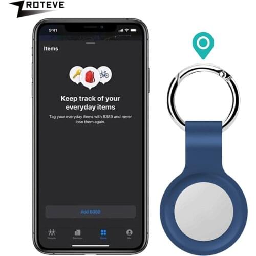 For Apple Airtags PU Leather Protective Case For Apple Airtag Locator Liquid Silicone Wallet Cover For Airtag Tracker Keychain