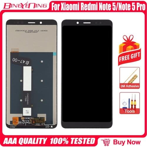 For Xiaomi Redmi Note 5/Note 5 Pro LCD Display Touch Screen Test Good Digitizer Assembly Replacement