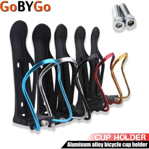 1PC Aluminum Alloy Bicycle Riding Beverage Bottle Holder Mountain Bike Bottle Holder Support Cage Bicycle Cup Holder Accessories