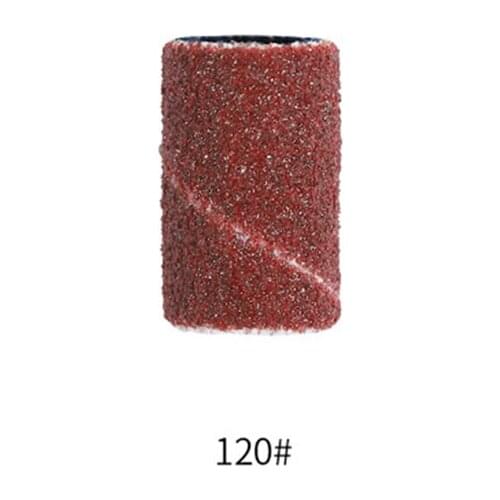 100 Pcs/pack Grit Sandpaper Circle For Rotary Nail Drill Bits Polishing Clean Grinding Pedicure Manicure Sanding Accessory Tools