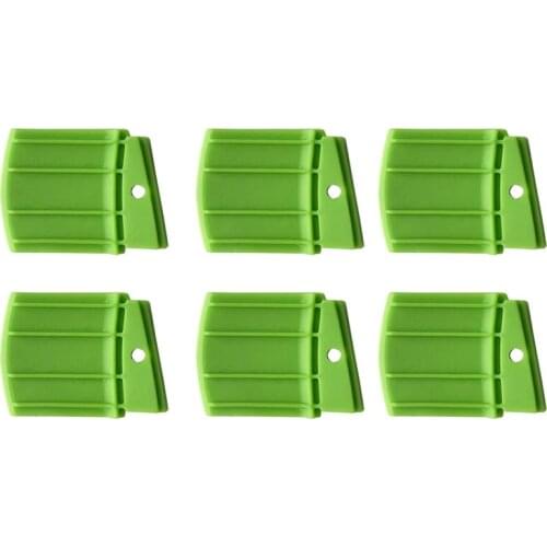 6 Pack Robot Sweeping Accessories For Irobot I7 S9 E5 E6 Silicone Baffle, Dust Collection Baffle Rubber Pad Accessories