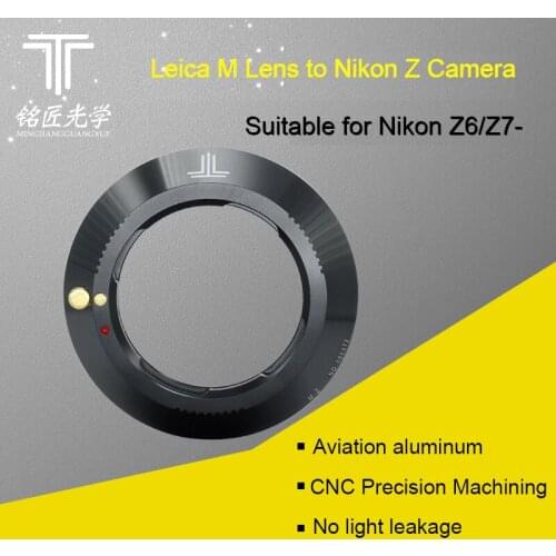 TTArtisans L/M-Z adapter Leica M Mount Lens to Nikon Z Mount Cameras, Z6/Z7 Mirrorless