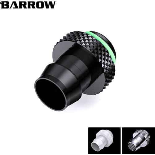 Barrow Add Liquid Fitting use for 9.5*12.7mm / 10*16mm Soft Tube G1/4'' Computer Accessories Fitting 3/8 Hand Tighten Fitting
