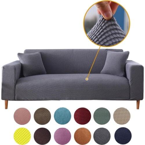 Elastic Armrest Sofa Covers 3 Seater for Living Room L Shape Large Couch Cover Dog Cat Kids Dust-proof Slipcover Cushion Cover