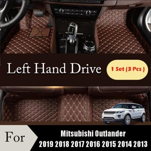 Car Floor Mats For Mitsubishi Outlander 5 Seats 2019 2018 2017 2016 2015 2014 2013 Auto Interior Carpets Floorliners Accessories