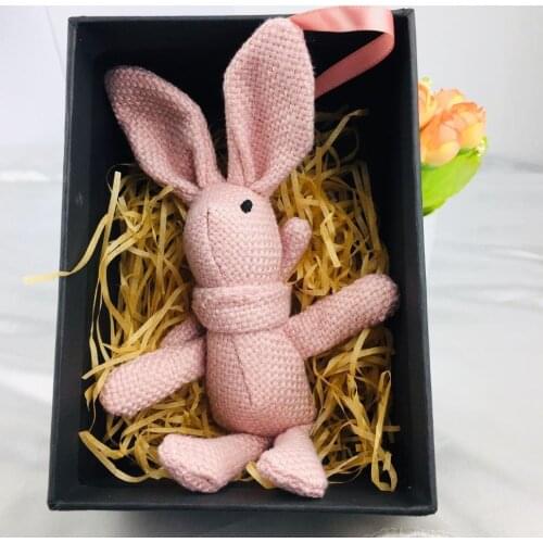 19cm Mini rabbit Stuffed Plush Toys Small rabbit Stuffed Toys pelucia Pendant Kids Birthday Gift Party Decor dolls DWJ027