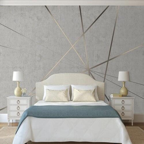 Milofi custom 3D wallpaper mural modern minimalist geometric concrete background wall living room bedroom decoration painting wa