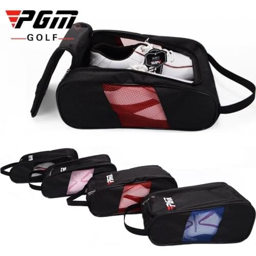 Outdoor Mesh Golf Shoes Bag Large Capacity Breathable Portable Golf Shoes Case Bag Golf Shoe Case Carrier D0047