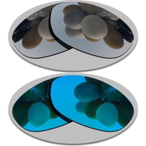 Polarized Replacement Lense For-Oakley Costa Del Mar Brine BR11 Sunglasses Frame - Chrome & Blue Combine Options