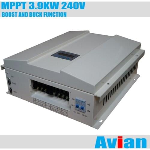 MPPT 3.9KW 240V wind solar hybrid controller CE approved free software for RS232 with boost charing and buck function