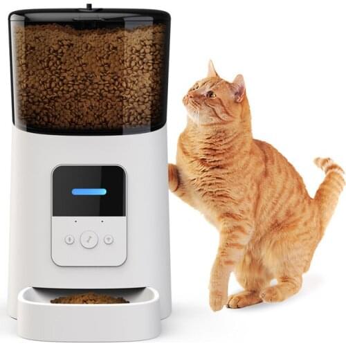 Intelligent WiFi large capacity pet feeder intelligent pet feeder dog and cat automatic feeder pet manual automatic feeder 6L