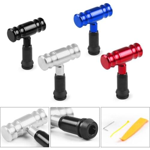 Universa Gear Shift knob Car Modified Aircraft Joystick Shift Head Aluminum Alloy for Automatic transmission