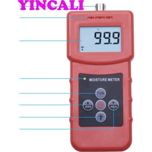 High Frequency Moisture Meter MS350A Chemical Moisture Analyzer measure different kinds of powder materials with 280mm Needle