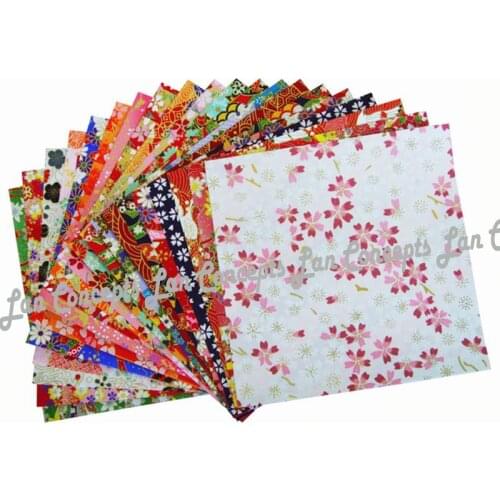 14X14cm Japanese Origami Paper Washi Paper Chiyogami Paper Yuzen paper for DIY gift crafts scrapbook -200pcs/lot mixed designs