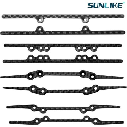 5pcs Self-made 4WD lightweight anti-hanging bar 1.5mm HG chassis anti-hanging carbon fiber counterbore
