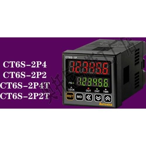 Autonics Digital LCD Counter CT6S-2P4 CT6S-2P2 CT6S-2P4T CT6S-2P2T