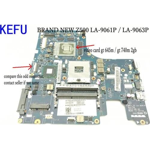 FAST SHIPPING. VIWZ1_Z2 LA-9061P (FIT LA-9063P) NEW Z500 MAINBOARD for Lenovo Z500 Laptop Motherboard , GT645M/ GT740M ,2gb