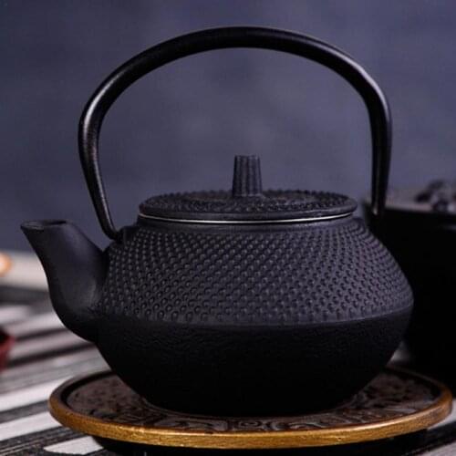 50ml/300ml Japanese Style Cast Iron Kettle Teapot Comes + Strainer Tea Pot Home Drinking Tool