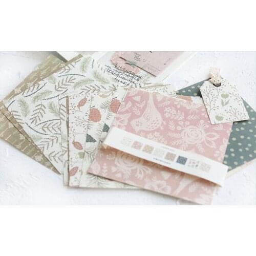 Woodsong Scrapbook Origami Art Background Paper Pack DIY Projects/ Handmade Card Making/ Home deco Gift Packing