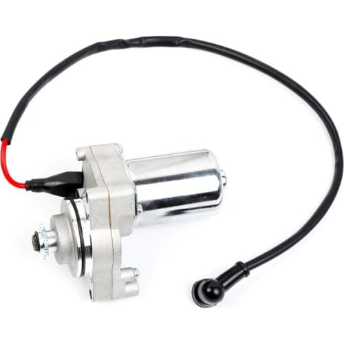 Motorcycle Electric Starter Motor 12 Teeth 3 Bolt for 4-Stroke 50/70/90/110/125Cc ATV Quad Pit Bike Motorcycle Accessories