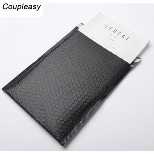 50pcs Wholesale Bubble Envelopes Bags Matte Black Mailers Padded Shipping Envelope With Bubble Mailing Bag Business Supplies