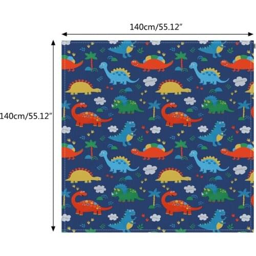 Highchair Splash Mat Baby Paint Splash Mat Large Protective Floor Splash Mat Waterproof and Anti Slip 140cm×140cm