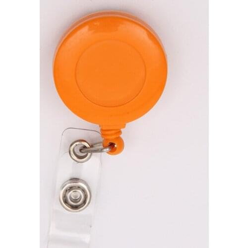 Round easy-to-pull buckle easy to pull telescopic mobile phone anti-drop device chest clip chest card shrink buckle drop glue