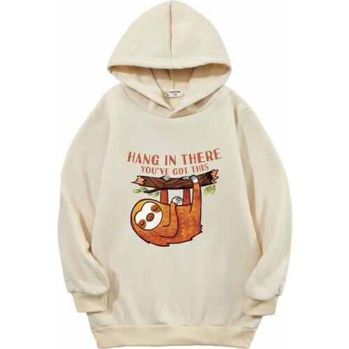 Lovely Animal Sloths Printing Jacket Boys and Girls In The Spring and Autumn Season Wearing Hoodies Cotton Leisure Sport Shirt