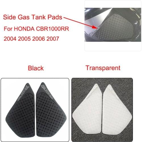 MTCLUB CBR1000RR Motorcycle Anti slip Fuel Tank Pad Side Gas Knee Grip Traction Pads For HONDA CBR1000RR 2004 2005 2006 2007