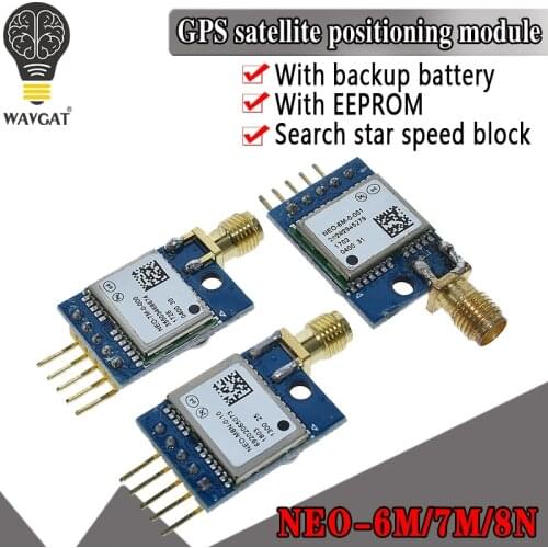 NEO-6M NEO-7M Double Sided GPS Mini Module NEO-M8N Satellite Positioning Microcontroller SCM MCU Development Board for Arduino