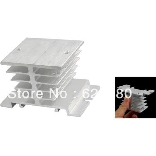 Single Phase Aluminum Heat Sink for Solid State Relay SSR Small Type Heat Dissipation