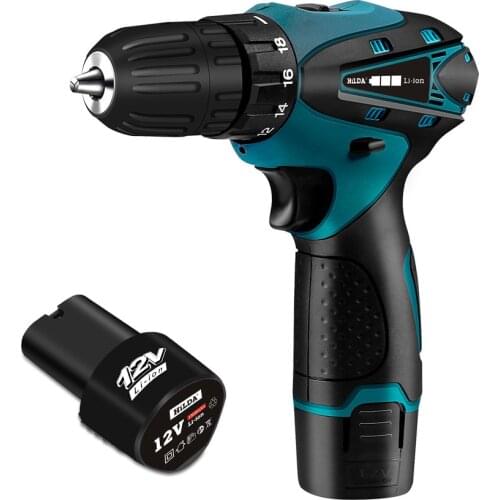 Lithium battery rechargeable hand drill 12v electric screwdriver mini electric drill household combination electric screwdriver
