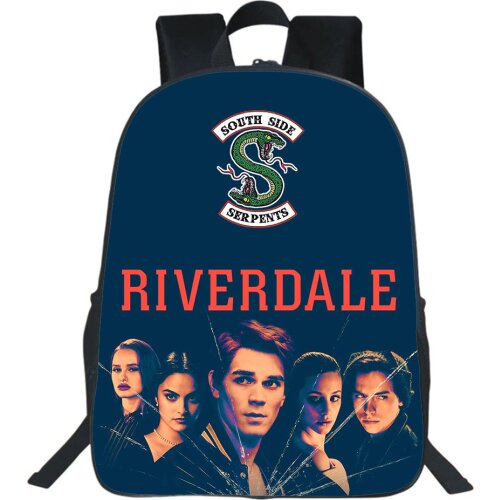 Riverdale Backpack South Side Serpents Schoolbag Mujer Mochila Boys Girls Travel Backbag Teen Anime Schoolbag Cosplay Rucksack