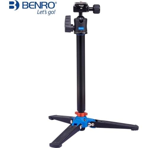 Benro IS05 Tripod Reflexed Monopod Selfie Stick Mini Portable Tripod For Camera With H00S Ball Head 5 Section DHL Free Shipping