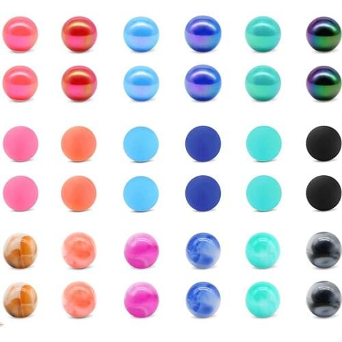Piercing ball14G replacement ball body pierced barbell parts nipple ring ball tongue ring industrial barbell belly button ring