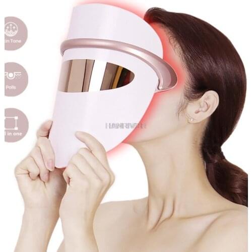 Led Masker Huidverjonging Gezichtsverzorging Gezicht Aanscherping Photon Lichttherapie Masker Anti-Aging Anti-Rimpel