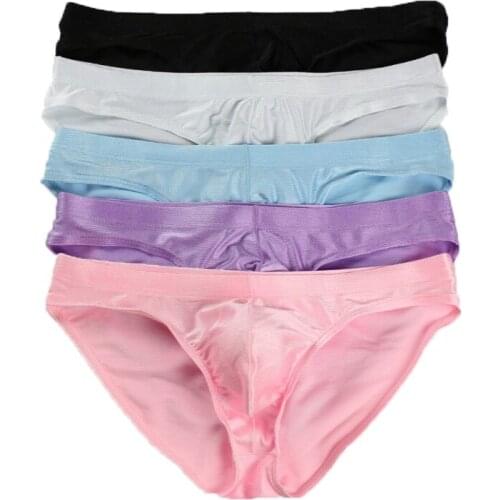 5PCS/Lots Men Briefs Slip Homme Penis Pouch Underwear Male Trunk Low Waist Gay Panties Swiming Bikini Calzoncillo Hombre Cueca