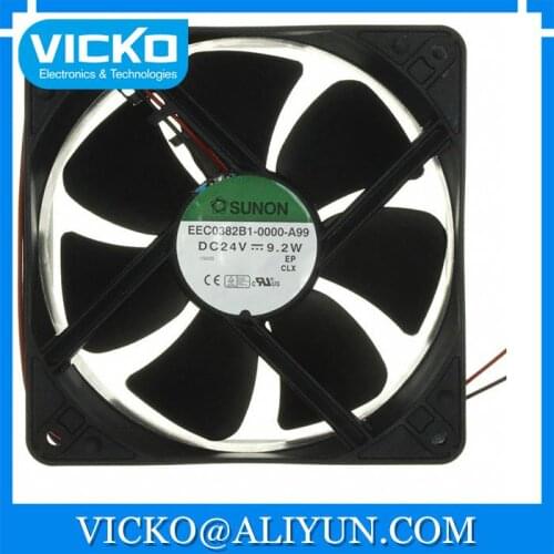 [VICKO] EEC0382B1-000U-A99 FAN AXIAL 120X38MM 24VDC WIRE Fans
